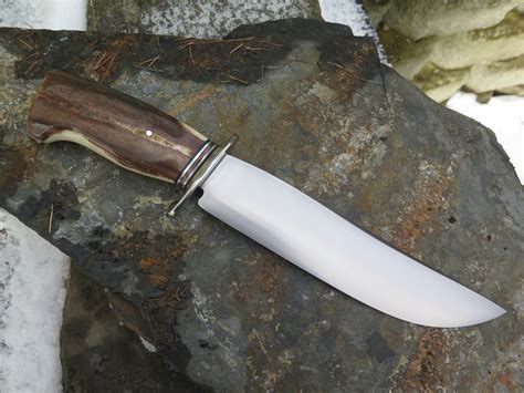 Behring Made Premium Fossil Walrus Camp Knife