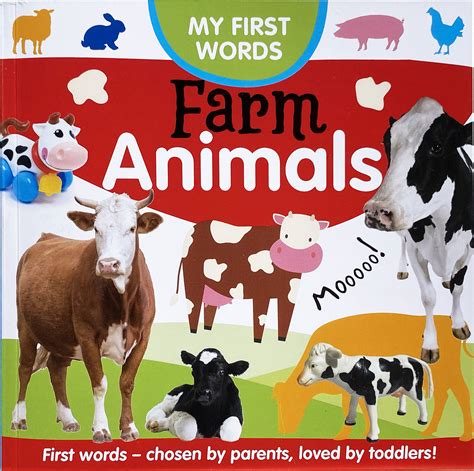 Childrens Book My First Words Farm Animals The Australian Made