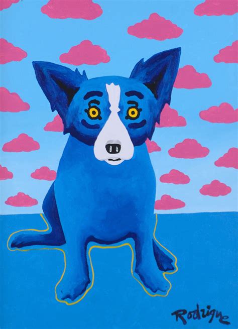 Blue Dog George Rodigue American Cajun Dog Artist For Sale 80 Listings