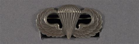 Badge Parachutist United States Army National Air And Space Museum
