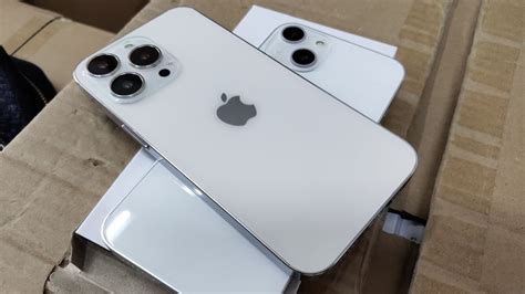 Iphone 13 Dummy Unit Shown With Smaller Notch And Different Camera