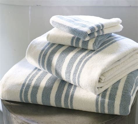 Check out our linen bath towels selection for the very best in unique or custom, handmade pieces from our bath towels shops. Riviera Stripe Organic Bath Towels - Contemporary - Bath ...
