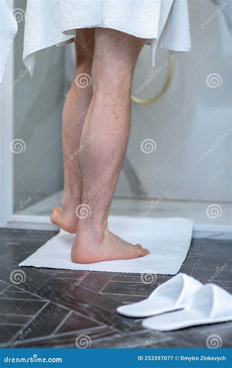 Close Up Picture Of Mans Legs In The Showe Stock Image Image Of Shower Professional