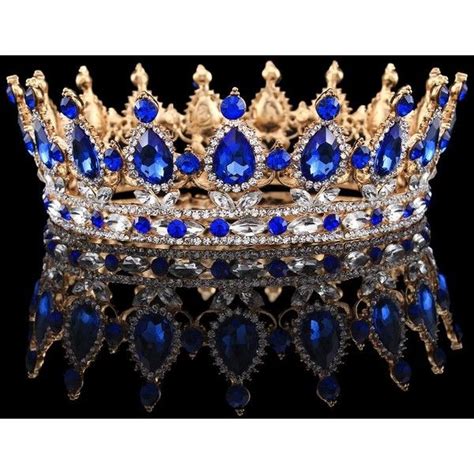 ulike2 king queen crown red ruby stone sapphire tiaras 36 liked on polyvore