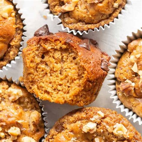 2 Ingredient Pumpkin Muffins No Butter Eggs Or Oil The Big Mans