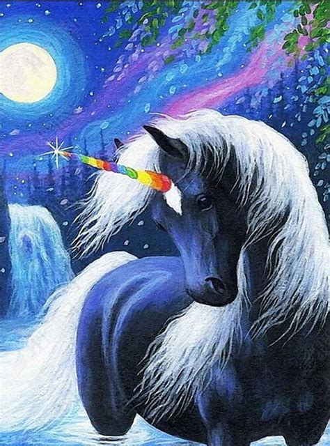 Mangatown is your best place to read i am a unicorn 1 chapter online. Moonlit Black Unicorn 5D Diamond Painting ...