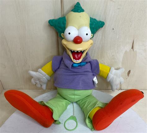Krusty The Clown The Simpsons Treehouse Of Horror Playmates Pull Spring