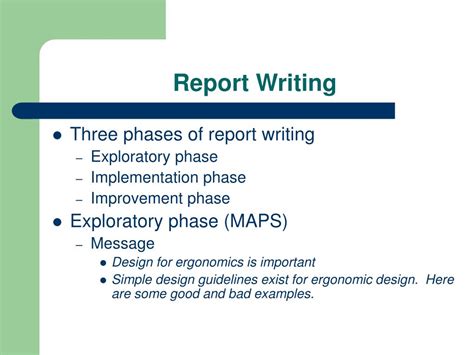How To Write A Report Powerpoint Presentation