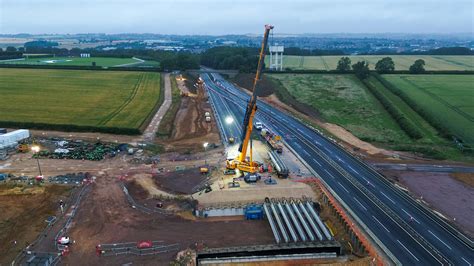 Grantham Southern Relief Road Update Bridge Beams Installed To The