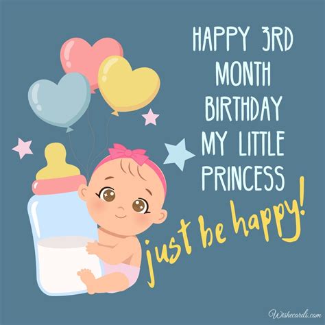Happy 3rd Month Birthday Cards For Parents