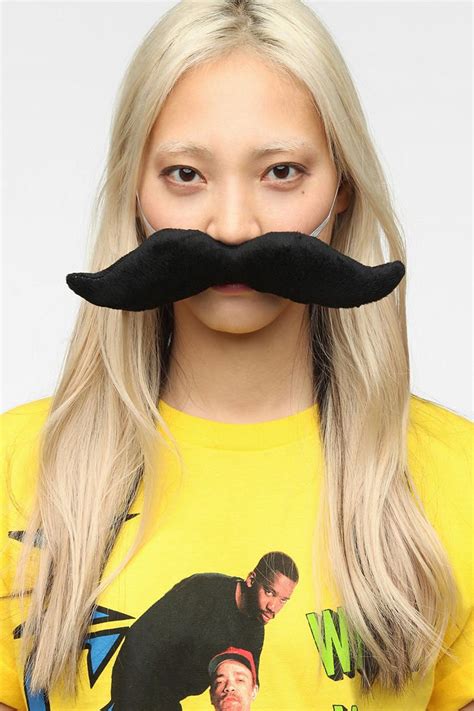 Urban Outfitters Mustache Friends Wearable Plush Mustache Accessories Store Moustache