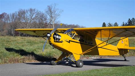 1941 Piper J3 Cub Aircraft Review With Flight In Northeast Youtube