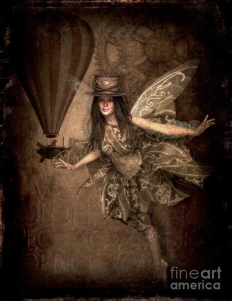 Steampunk Fairy No 01 Digital Art By Mia Stedt