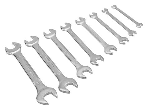 Metric Double Open End Wrench Set 8 Pcsbox Bahco