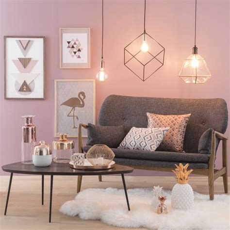 Rose Gold And Black Living Room Ideas Boho Gothic Gold Glam Painted