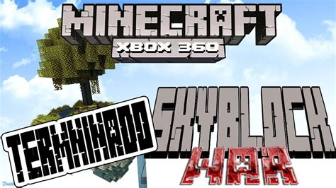 Xbox 360 Minecraft Mapa Skyblock War Youtube