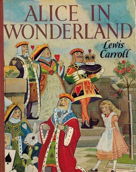 Alice In Wonderland Book Cover Alice In Wonderland Year 1954