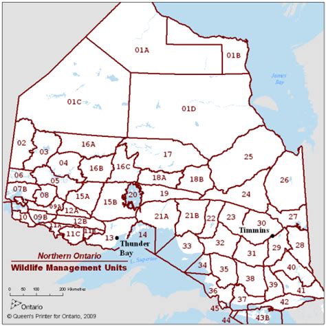 Find A Wildlife Management Unit Wmu Map Ontarioca