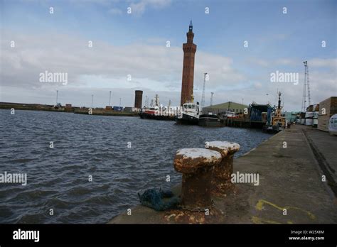 Grimsby Fish Dock Stock Photo Alamy