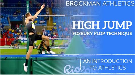 An Introduction To The Fosbury Flop High Jump Technique Youtube