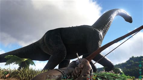 Ark Survival Evolved 3 Mình Thử Săn Khủng Long Cổ Dài Brontosaurus