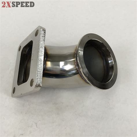 Adapter T4 Flange To 3” Id V Band Flange 90 Degree Elbow Ebay