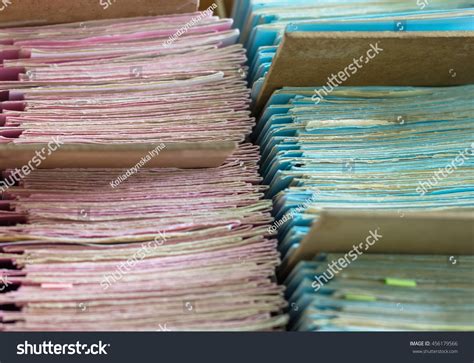 File Folders File Cabinet Card Catalog Stock Photo 456179566 Shutterstock