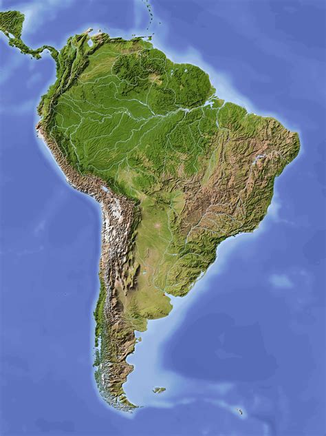 Южная Америка На Карте Фото Mixyfotos ru