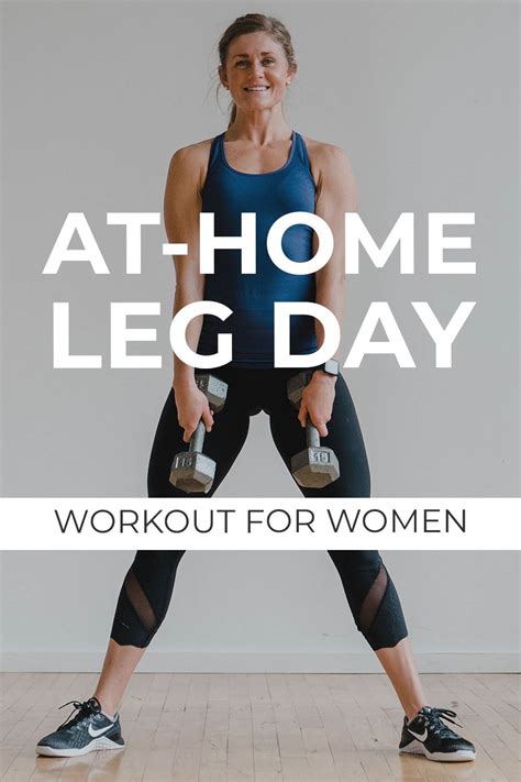 Minute Leg Workout At Home Video Nourish Move Love