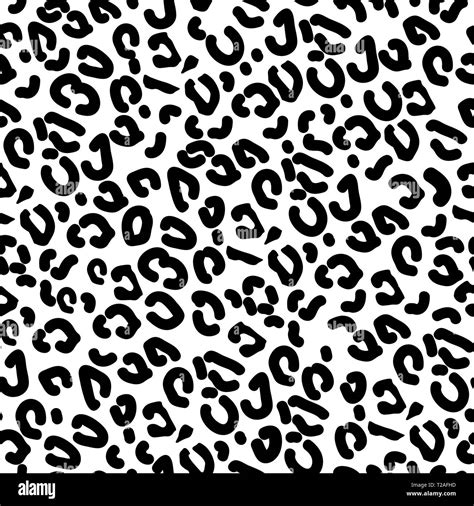 Leopard Seamless Pattern Animal Print Vector Background Eps 10 Stock