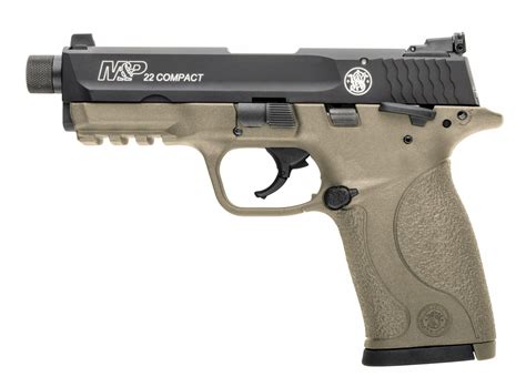 Smith And Wesson Mandp22 Compact 22lr Pistol With Threaded Barrel Pistol