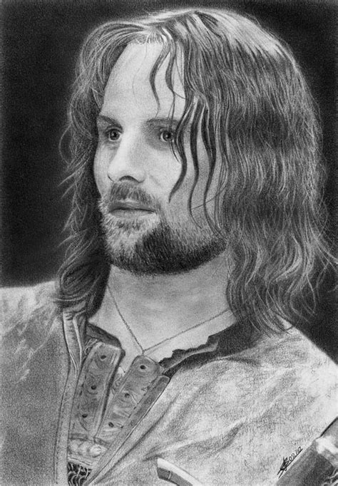 Aragorn Portrait By Lutwidge5 On Deviantart