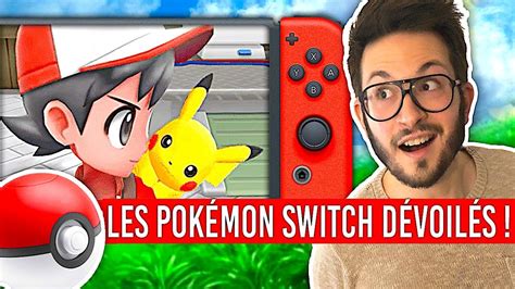 POKÉMON SWITCH Let s Go Pikachu et Evoli dévoilés les infos bande