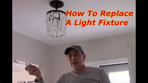 How To Replace A Light Fixture Youtube