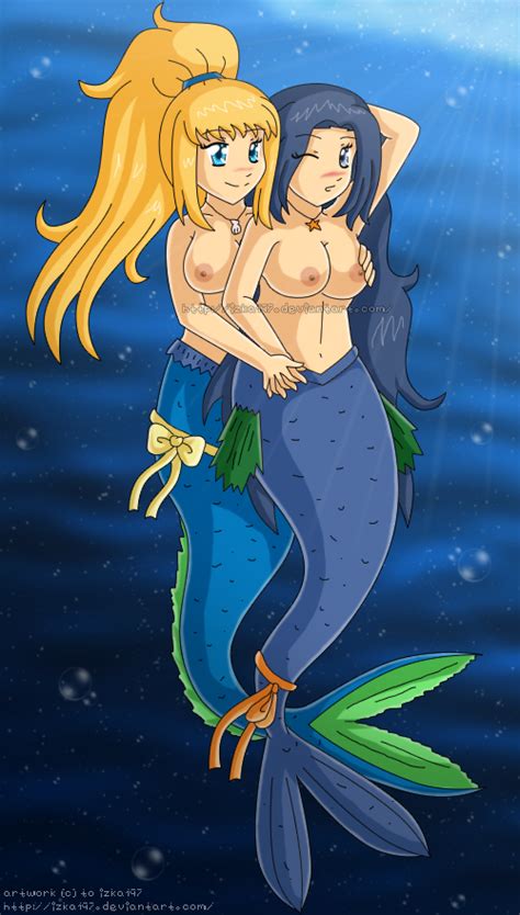Mermaids Samus X Aqua C By Izka Hentai Foundry