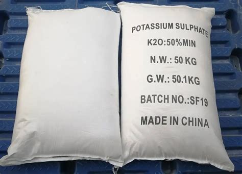 K2so4 Sop Potassium Sulphate 50 Water Soluble Powder Fertilizer Potash