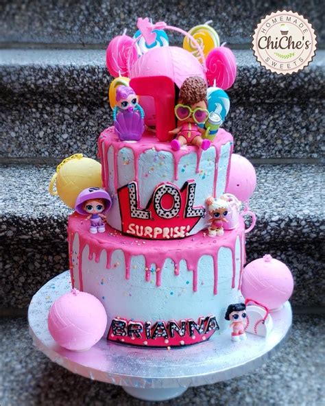 This is my lol surprise doll cake. #lolsurprisedolls cake #chicheshomemadesweets # ...