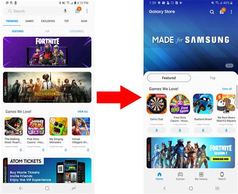 Samsung Updates Galaxy Apps With Oneui Changes Name To Galaxy Store