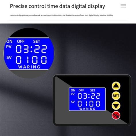 Relais Temporel Cran Num Rique Lcd Pour Un Contr Le Efficace De L