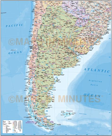 Argentina Highway Map