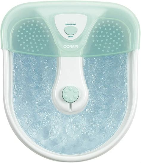 conair foot spa with massaging bubbles washes and comforts tired and sore feet foot care