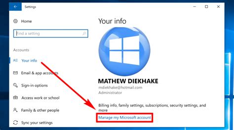 Change Account Username In Windows 10 When Signed In To Microsoft