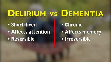 Dementia And Delirium Know The Difference Copperfield Hill Website