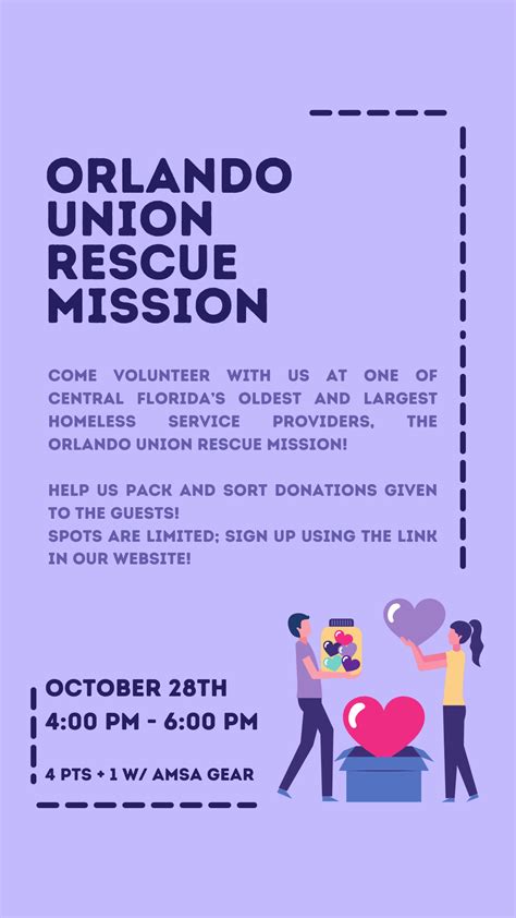 Orlando Union Rescue Mission Volunteering — Ucf Pre Med Amsa
