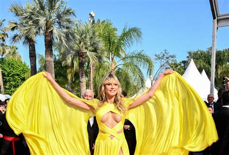 Heidi Klum Stuns In Zuhair Murad Gown At Cannes Film Festival July 13