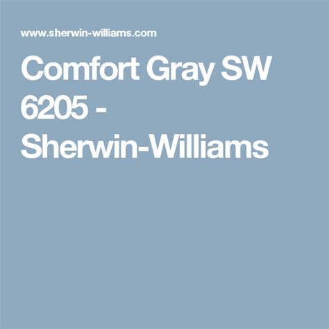 Comfort Gray Sw 6205 Sherwin Williams Sherwin Williams Paint Colors
