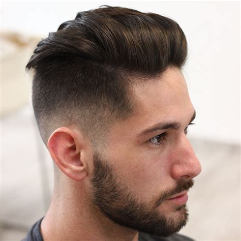 Male Military Gorgeous Undercut Portrait - Wavy Haircut