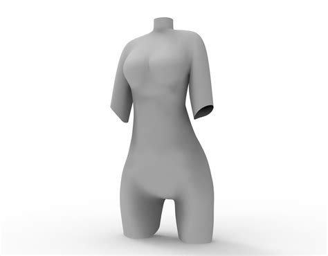 D Print Model Female Body Mannequin Cgtrader