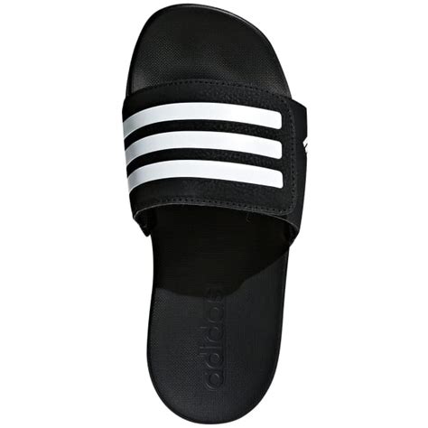 Adidas Boys Adilette Cloudfoam Plus Adjustable Slides Bobs Stores