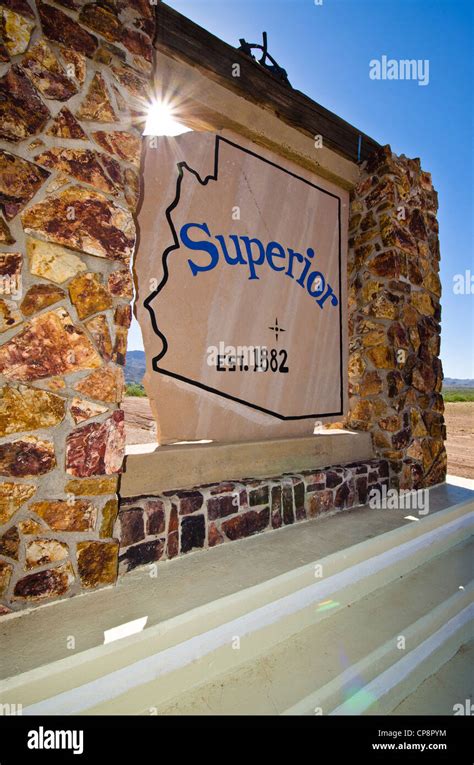 Superior Arizona Is Mainly A Copper Mine Town East Of Phoenix Arizona